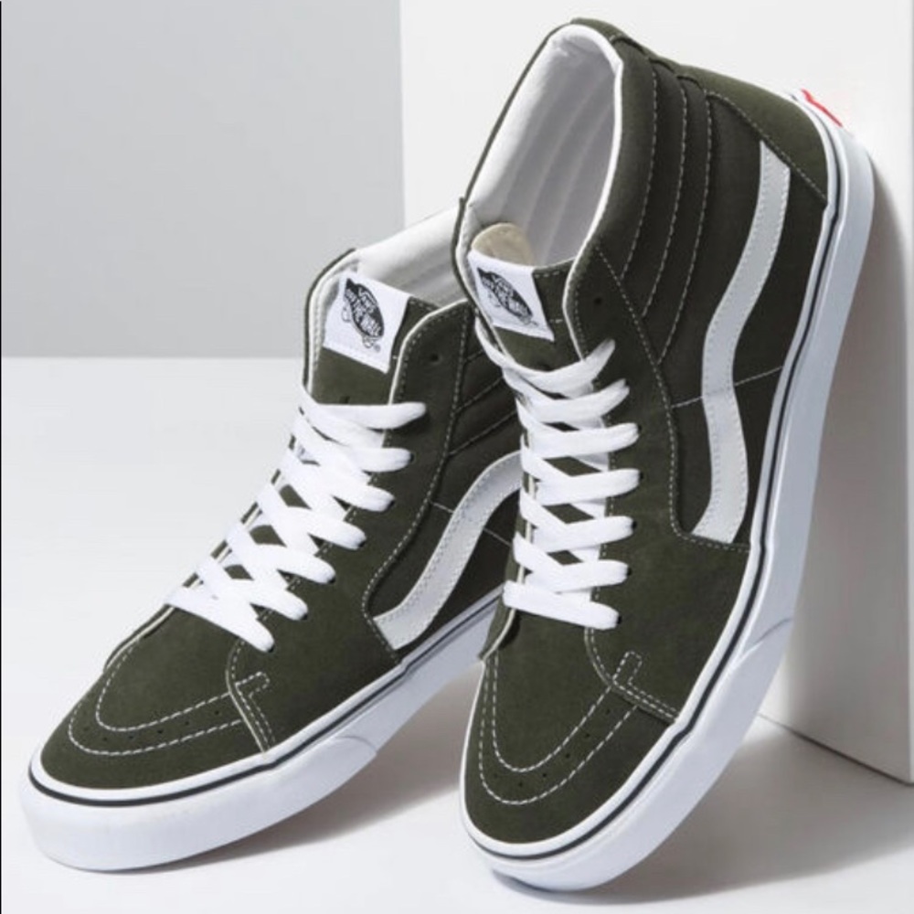 Green Vans Sk8-Hi Sneaker